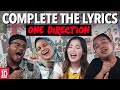 Complete The Lyrics! One Direction Edition | SAYS Challenge
