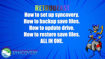 RETRO BEAST!!! HOW TO SET UP SYNCOVERY, UPDATE DRIVE, BACKUP SAVES, RESTORE GAME SAVES ALL IN ONE!!!