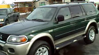 1363 - 2002 Mitsubishi Montero Sport Limited 4x4 AWD Green 97k sale Forrest Motors
