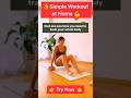 🔥“Do This 1 Simple Exercise For Full Body Strength!"💪🥺 #Shorts#fitnessshorts#viralshorts #trending