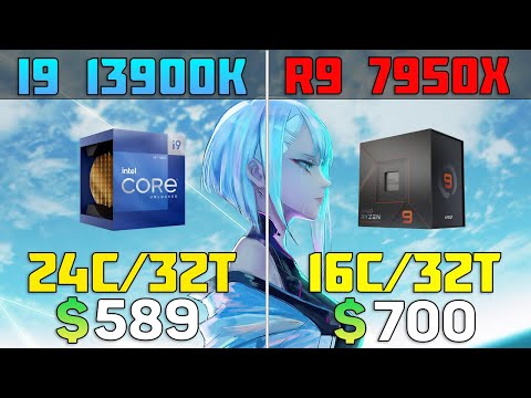 i9 13900K vs R9 7950X - Test in 11 Games | RTX 4090