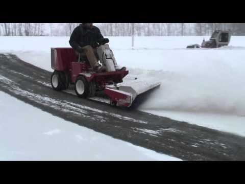 Ventrac LB Broom for Sidewalk Snow Maintenance
