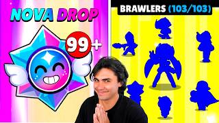 ZEREI TODOS NOVA STARR DROPS NA MINHA CONTA DO BRAWL STAR...