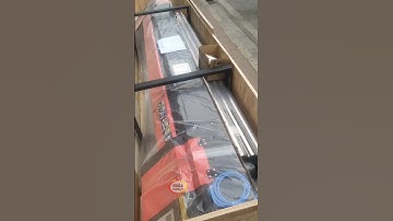 packed shipping order for large format printer