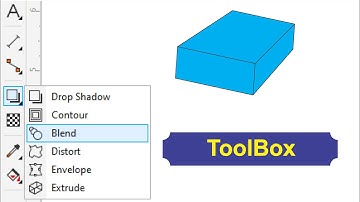 How to use CorelDraw 8x 2020 Drop Shadow, Contour, Blend, Distort, Envelope, Extrude | using shadow