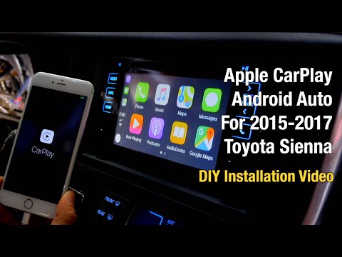 2015-2017 Toyota Sienna Apple CarPlay & Android Auto DIY Installation Video
