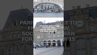Parisians react to Frances new social media ban for kids under 15