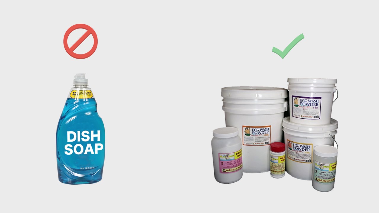 Egg Washing Part 6 – Use appropriate egg washing cleaning solutions