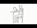 How to draw a boy studying  boy reading a book  step by step in easy way for beginners  sketch