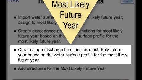 HEC-FDA Workshop Introduction: Bear Creek Without-Project Conditions