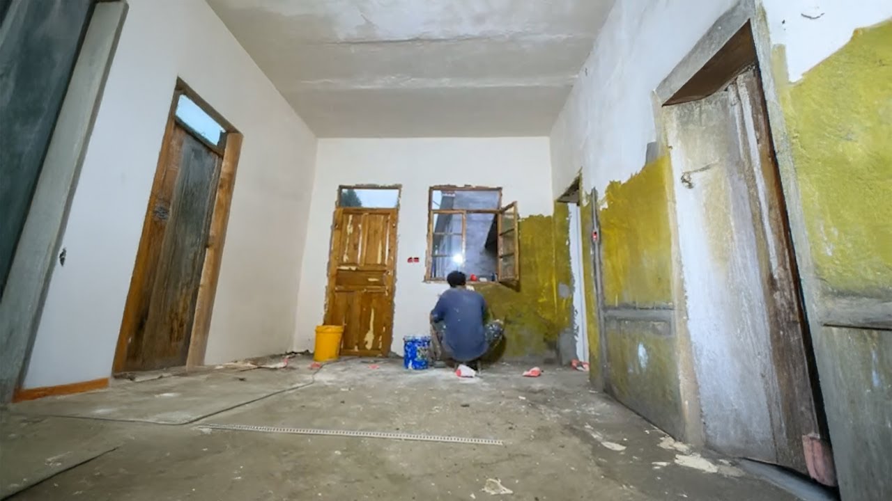 Renovating a 40-year-old brick house Episode 37｜Finished Walls, Closer ...
