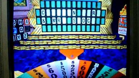 Playstation Wheel of Fortune Run Game 29 Part 2