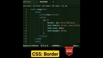 CSS: Border #Shorts #Romeo #CSS3