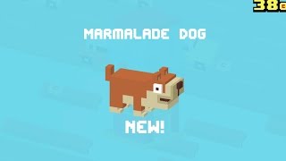 Crossy Road · Gameplay · Grey Bunny unlocks Marmalade Dog screenshot 2