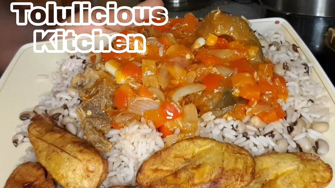 How to Cook Rice and Beans/ Nigerian Rice and Beans YouTube