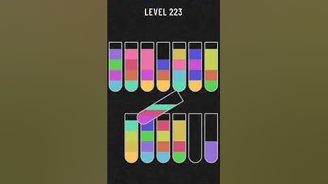 Water Sort Puzzle Level 223 Walkthrough Solution Android/iOS 💦