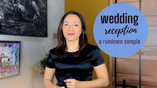 Wedding Rundown, Simple Guide to Plan Your Wedding #brideinspiration #weddingreception