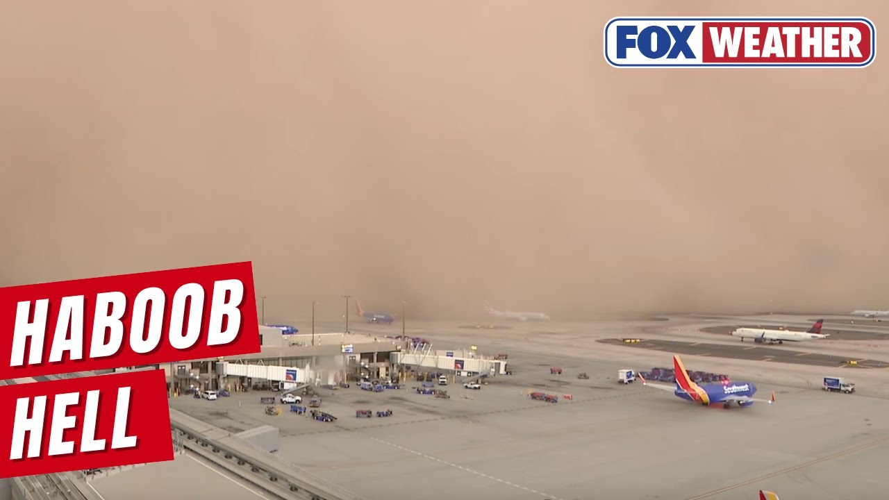 Watch: Massive haboob swallows Phoenix Sky Harbor International Airport ...