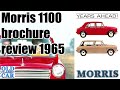 Review of a 1965 Morris 1100 (ADO16) Saloon &amp; Traveller classic car brochure