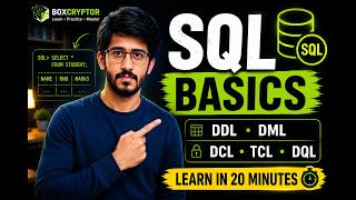 SQL Basics for Beginners | DDL, DML, DCL, TCL & DQL Explained with Practical Examples