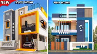 33 Latest 2 Floor Small House Elevation Designs For Double Floor In India