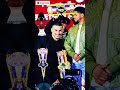 LEGEND ALERT Floyd Mayweather Visits Shakur Stevenson Before Teofimo Lopez Fight! #boxing#floyd #mma