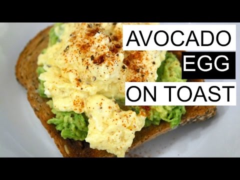 HOW TO MAKE AVOCADO & SCRAMBLED EGGS ON TOAST - JAMES ALDEN