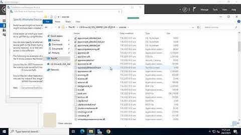 How to enable .NET Framework 3.5 on Windows server 2022
