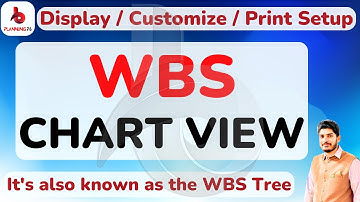 How to Show Customize and Print WBS Chart View In Primavera P6 | WBS Chart Tips & Tricks PrimaveraP6