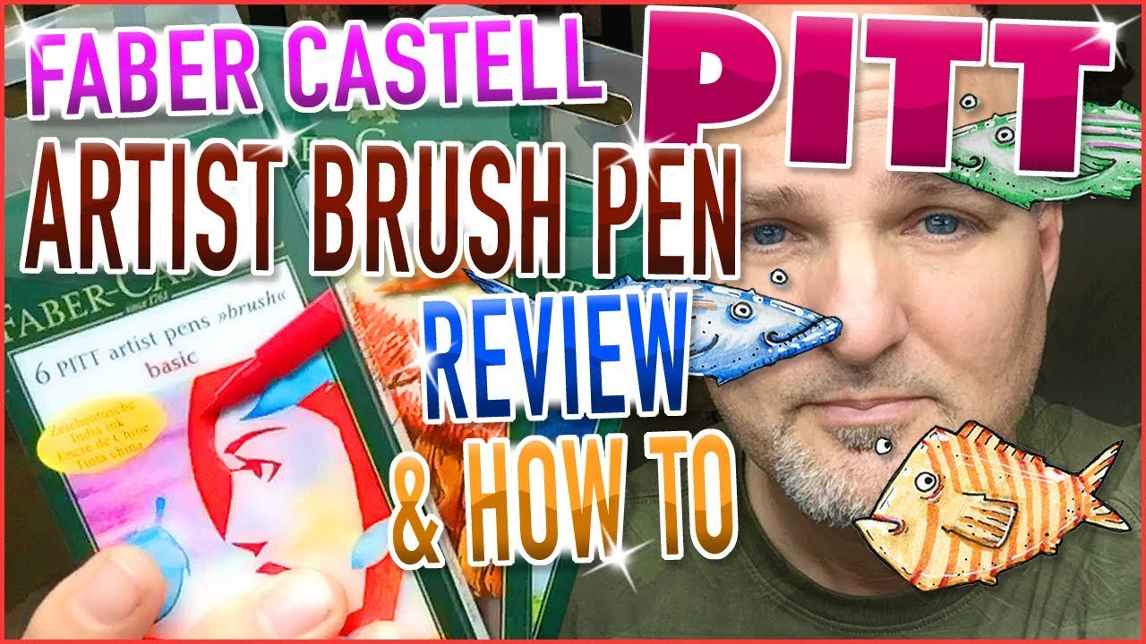 Fueled by Clouds & Coffee: Mini Review: Faber-Castell Pitt Artist Fude Pens