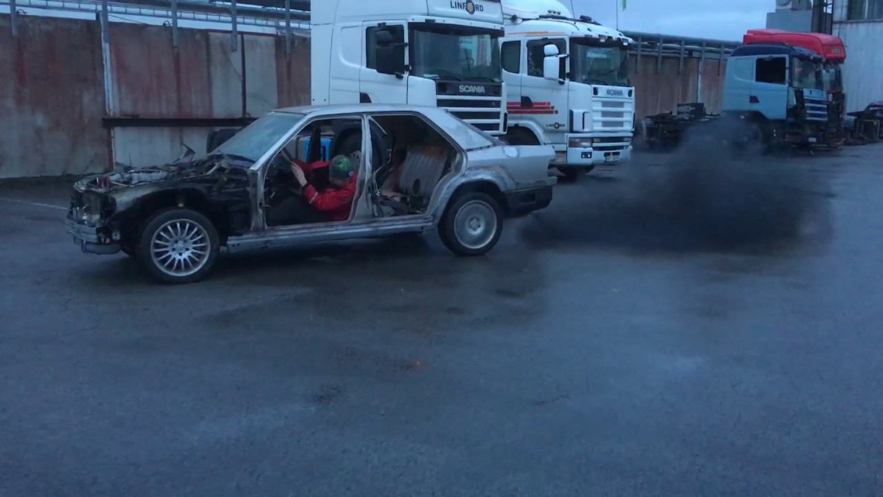 W124 OM606 - YouTube