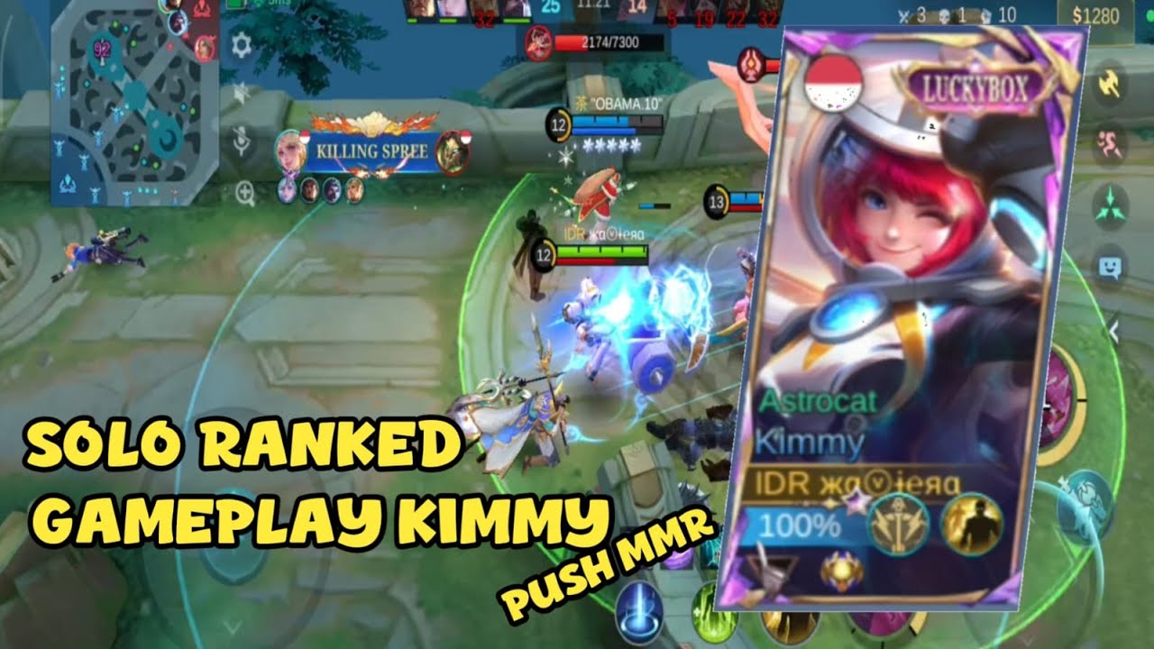 SOLO RANKED - PUSH MMR KIMMY - MOBILE LEGENDS
