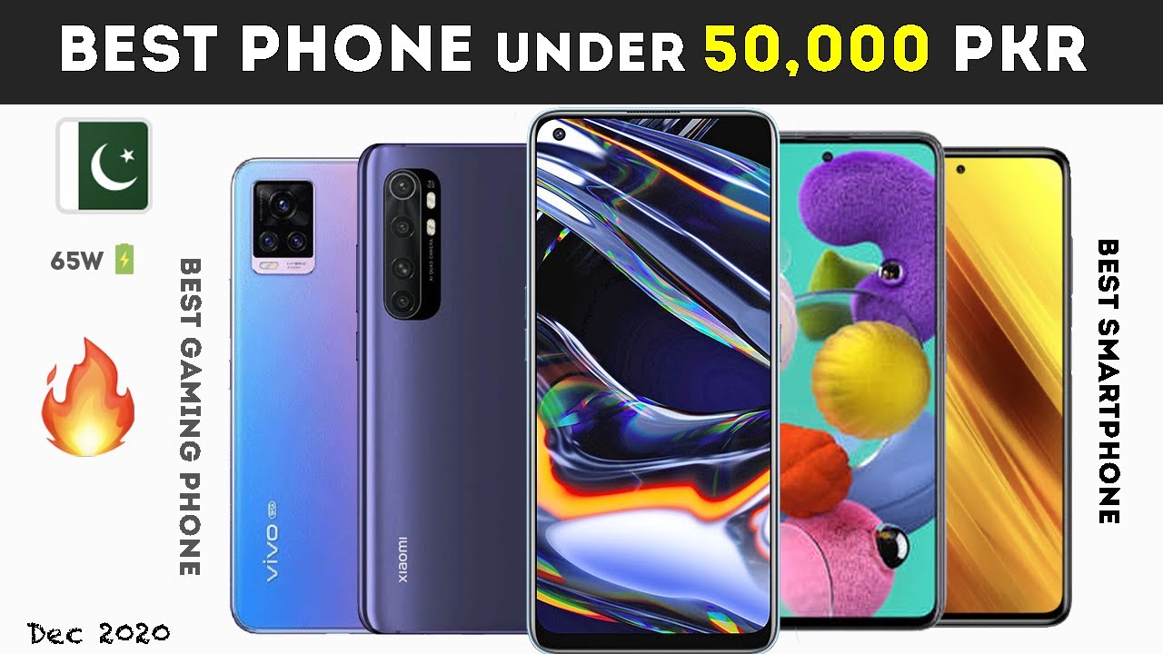Top 5 Best Smartphones Under 50000 in Pakistan | December 2020 - YouTube
