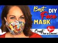 ⭐️HOW TO Make a DIY FACE MASK w/ Filter Pocket Tutorial (Cricut)