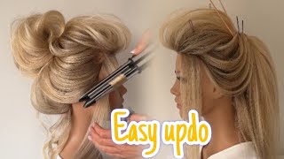 Beautiful wedding updo hairstyle tutorial by Andreeva Nata 5,293 views 3 months ago 11 minutes, 15 seconds
