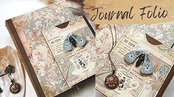 Junk Journal Folio (with flips & pockets) | Flip through