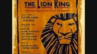 Video thumbnail of "I just can't wait to be king-The Lion King Broadway(lyrics)"