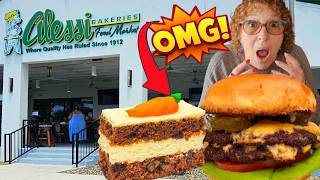 Eating TikTok Viral Alessi Bakeries Food Market WARNING: Watching This Will Make You HUNGRY in Tampa