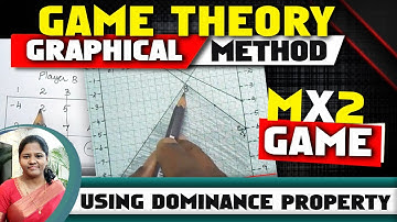 Game Theory [#4]Graphical method[M X 2]Game||in Operations Research||by kauserwise