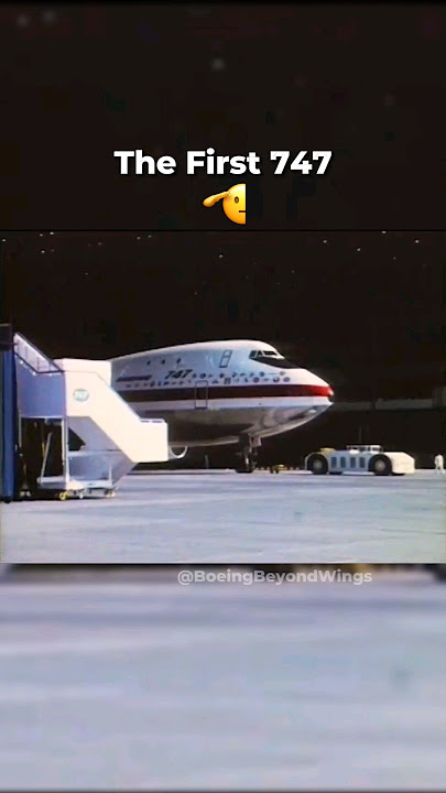 Last 747 vs the First 747🤩 #planes #aviation #flight #avgeeks #airlines #pilot #shorts #747