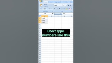 Still typing serial numbers manually? Use this Excel formula instead!           #tips#trending#edit