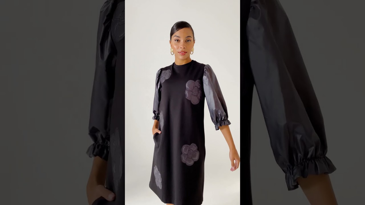 Дизайнерское платье большие размеры с вышивкой от бренда URS #женскаяодежда