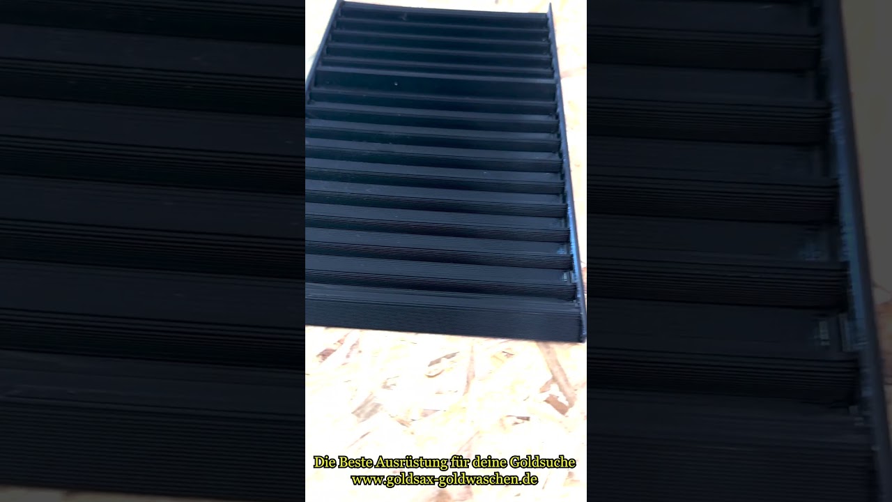 Goldwaschmatten #gold #goldsuche #goldwaschrinne #bauen