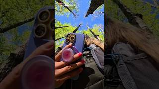 Hiking 🥾 w/ the ‘Peri-winkle” #maureenscott #iphone16promax #applesilicone