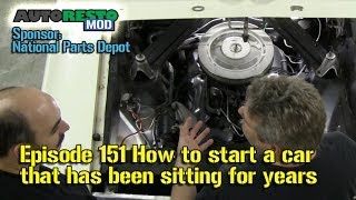 How to start a car that has been sitting for years Episode 151 Autorestomod