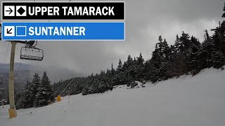 Stratton, VT - ◊ Upper Tamarack to 🟦 Suntanner (3-26-25) [4K]