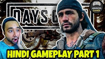 DAYS GONE Hindi Walkthrough Gameplay Part 1 - INTRO (PS4)