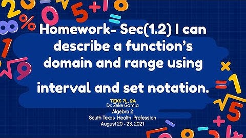 Algebra 2 Section 1.2 Homework Relations and Functions Day 2.mp4