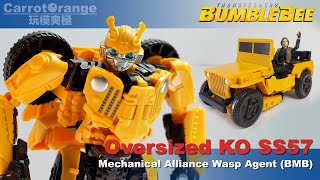 Oversized KO SS57 Transformers Offroad Bumblebee/ Black Mamba Mechanical Alliance 黑曼巴 泰霸 大黄蜂 [玩模爽極]