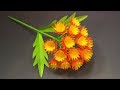 Flower Making with Paper | DIY Stick Flower | Flower Making Tutorial | Jarine's Crafty Creation